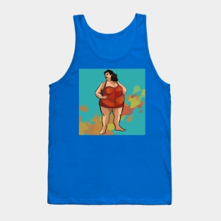 1940s Beach Babe Tank Top